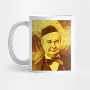 Charles Augustin Sainte-Beuve Golden Portrait | Charles Augustin Sainte-Beuve Artwork 9 Mug